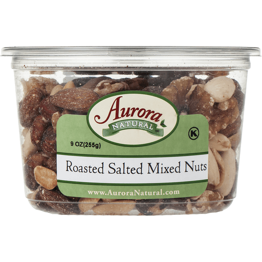 slide 8 of 8, Aurora Natural Mixed Nuts, Roasted, Salted, 9 oz