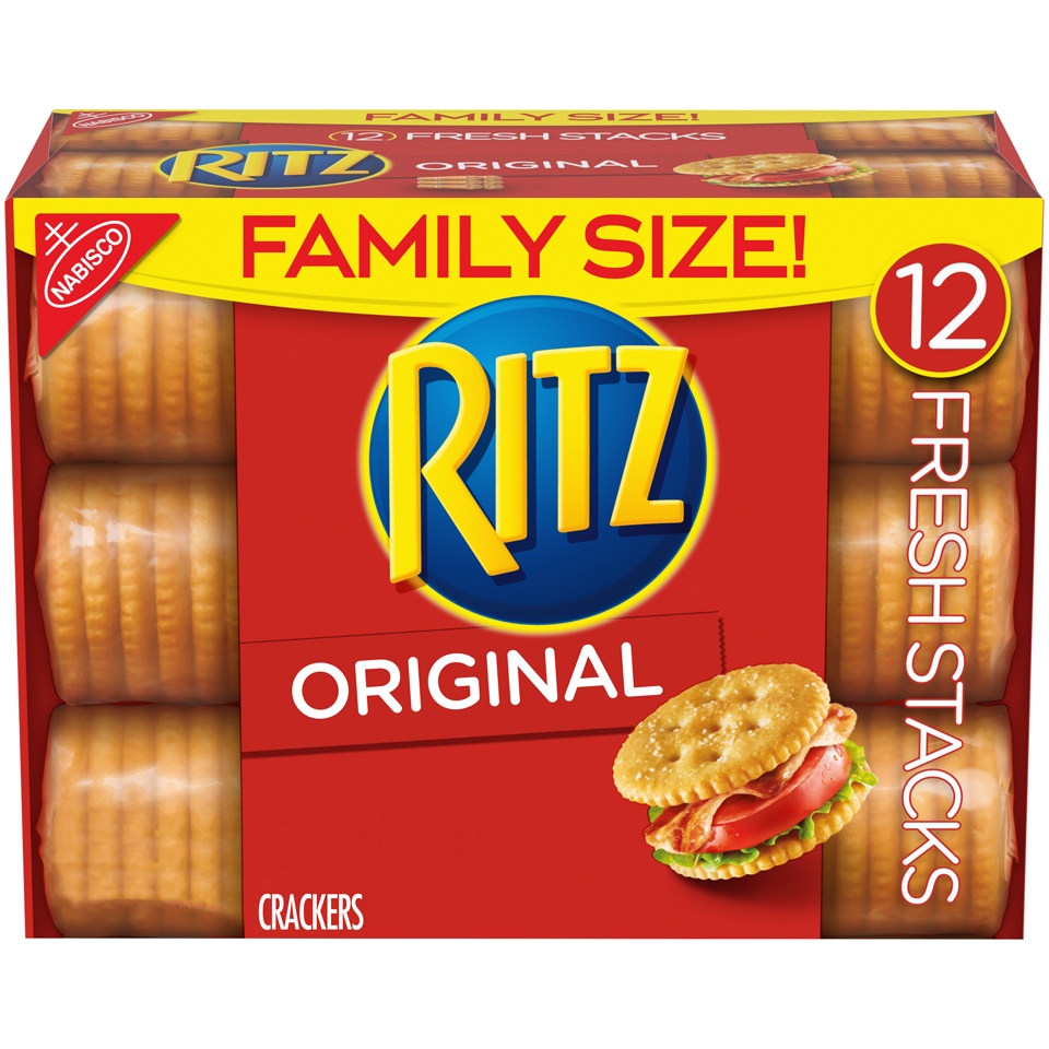slide 4 of 9, Ritz Original Crackers Fresh Stacks, Family Size, 17.8 oz