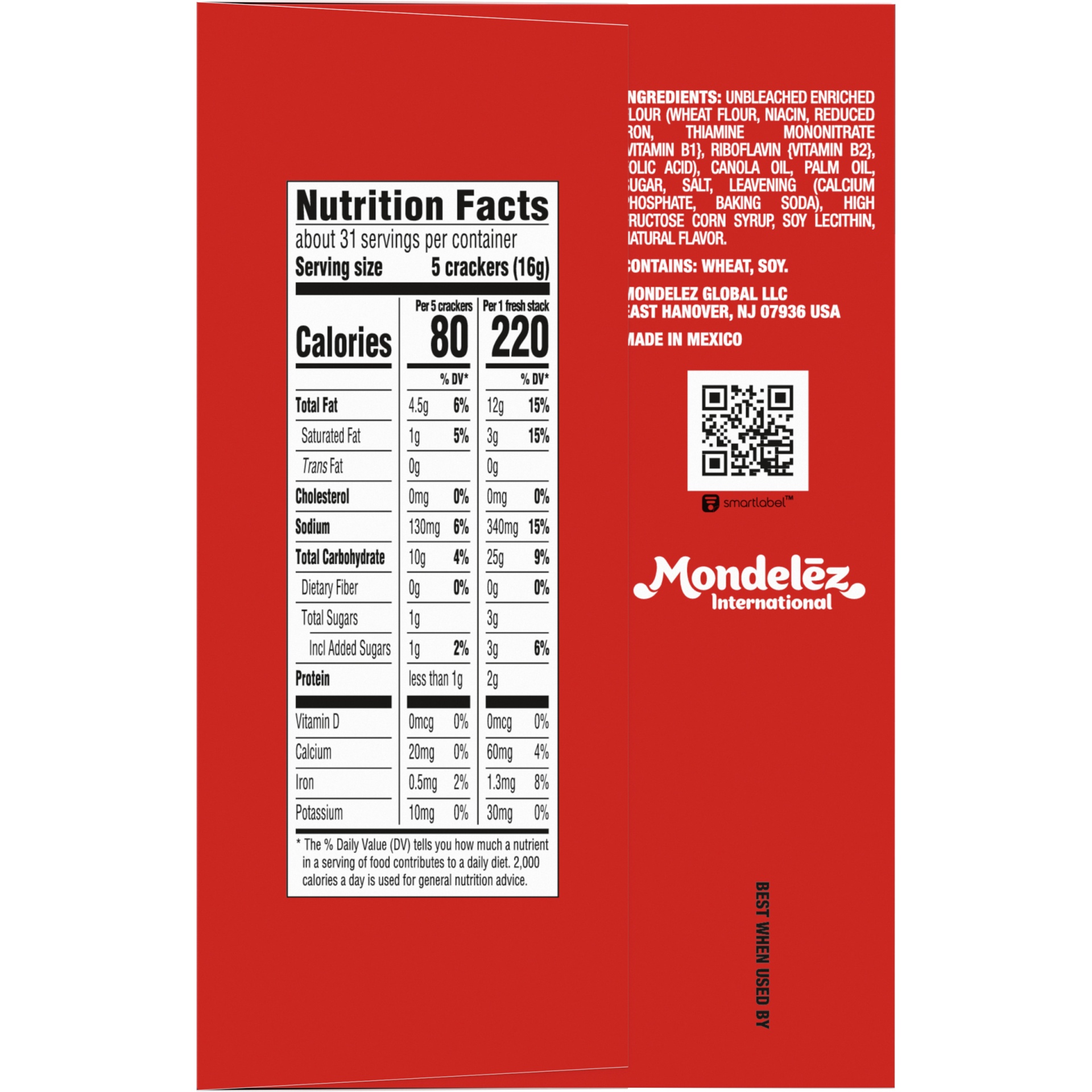 slide 8 of 9, Ritz Original Crackers Fresh Stacks, Family Size, 17.8 oz