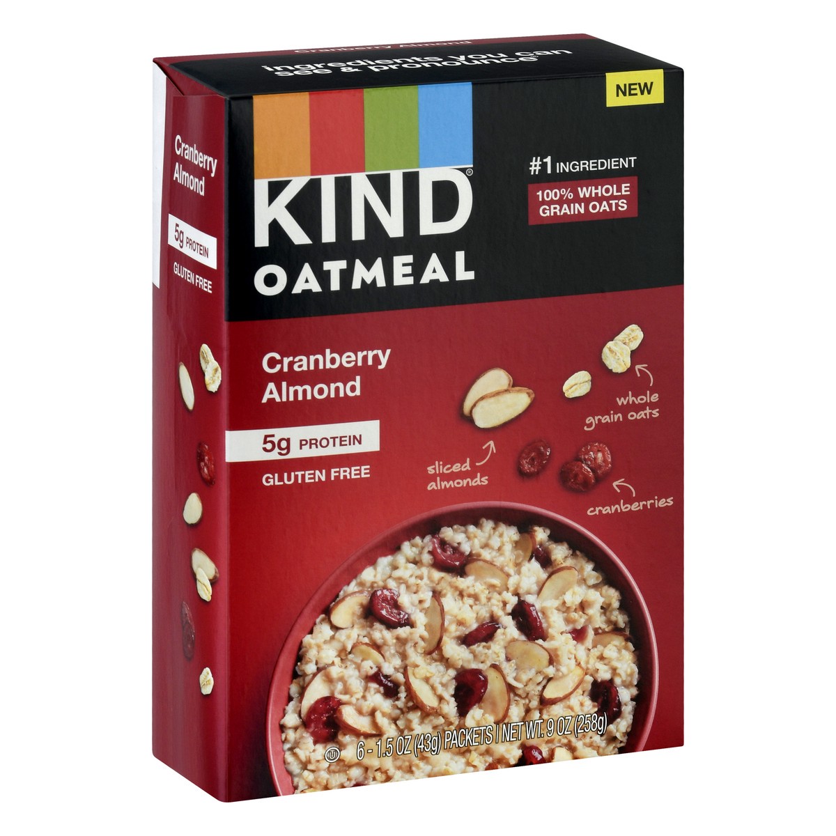 slide 2 of 9, Kind Healthy Grains Cranberry Almnd Clusters, 9.06 oz, 6 ct