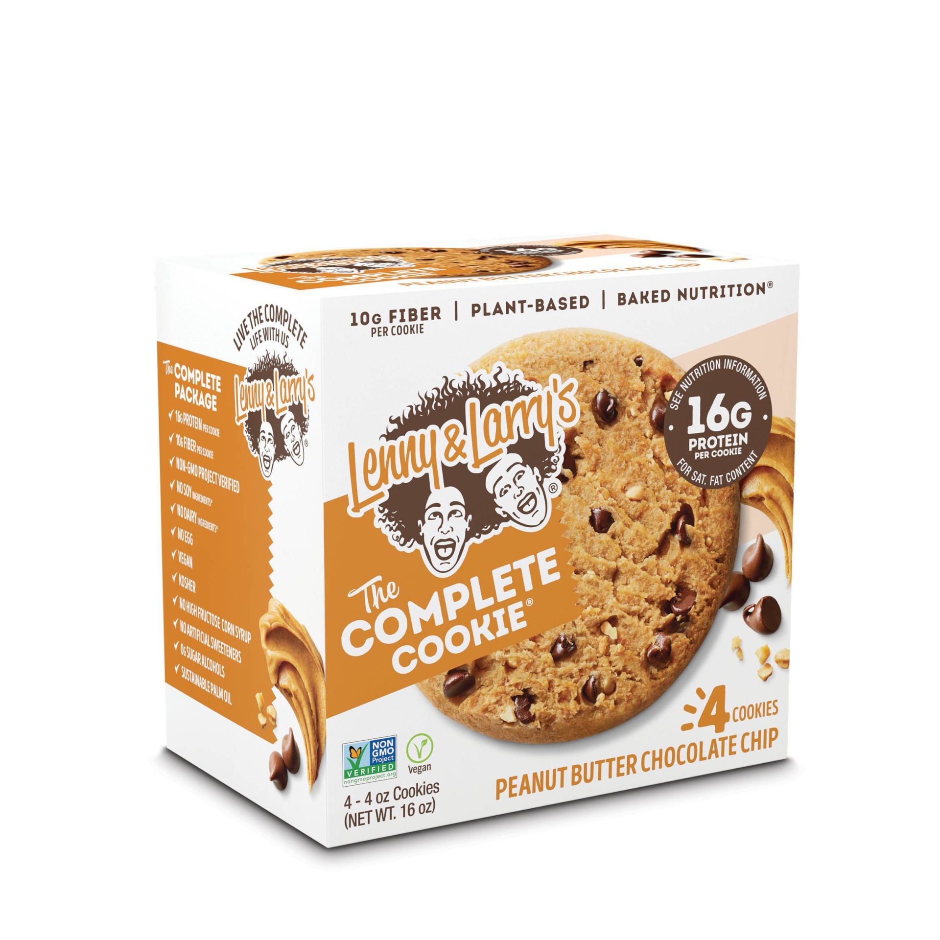 Lenny & Larry's Complete Vegan Cookie Peanut Butter Chocolate Chip 4