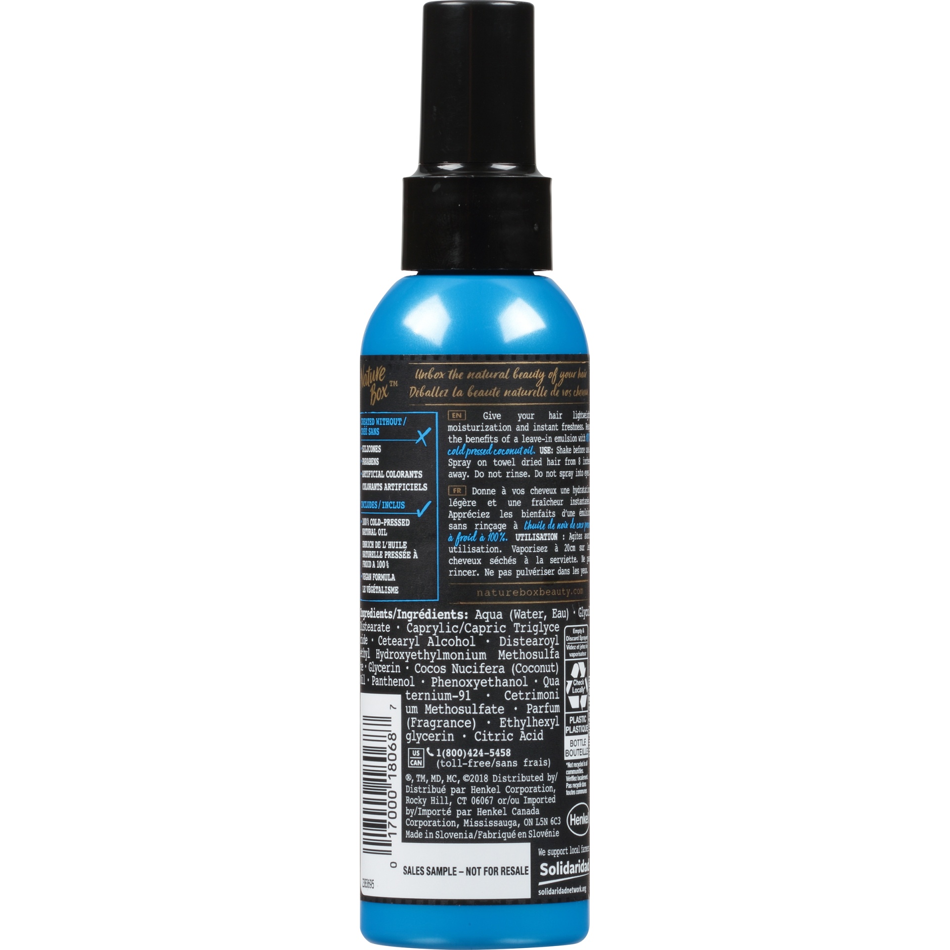 slide 4 of 5, Nature Box Coconut Oil Moisture Spray, 5.1 oz