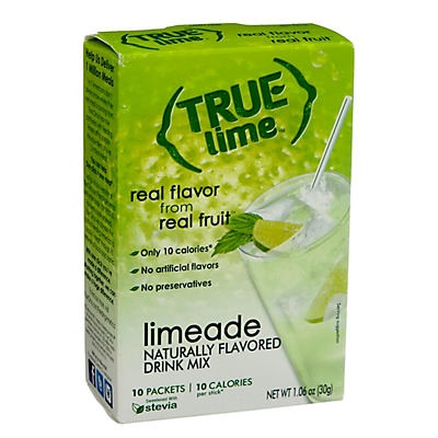 slide 1 of 1, True Lime Limeade Drink Mix, 1.06 oz