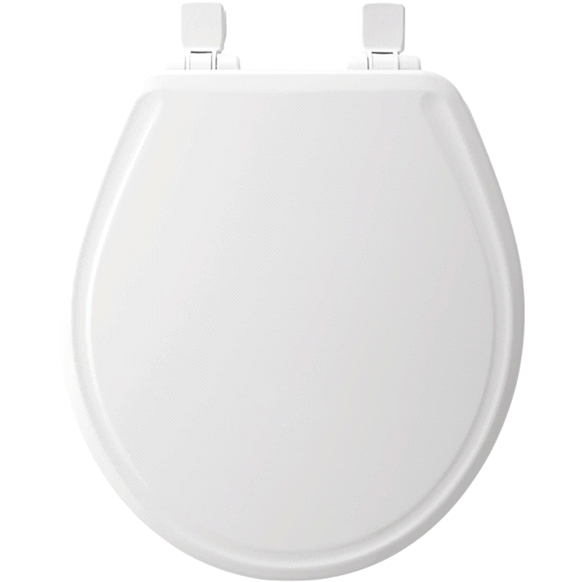 slide 2 of 5, Mayfair Round Molded Wood Whisper Close Toilet Seat - White, 1 ct