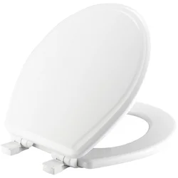 Mayfair Round Molded Wood Whisper Close Toilet Seat - White