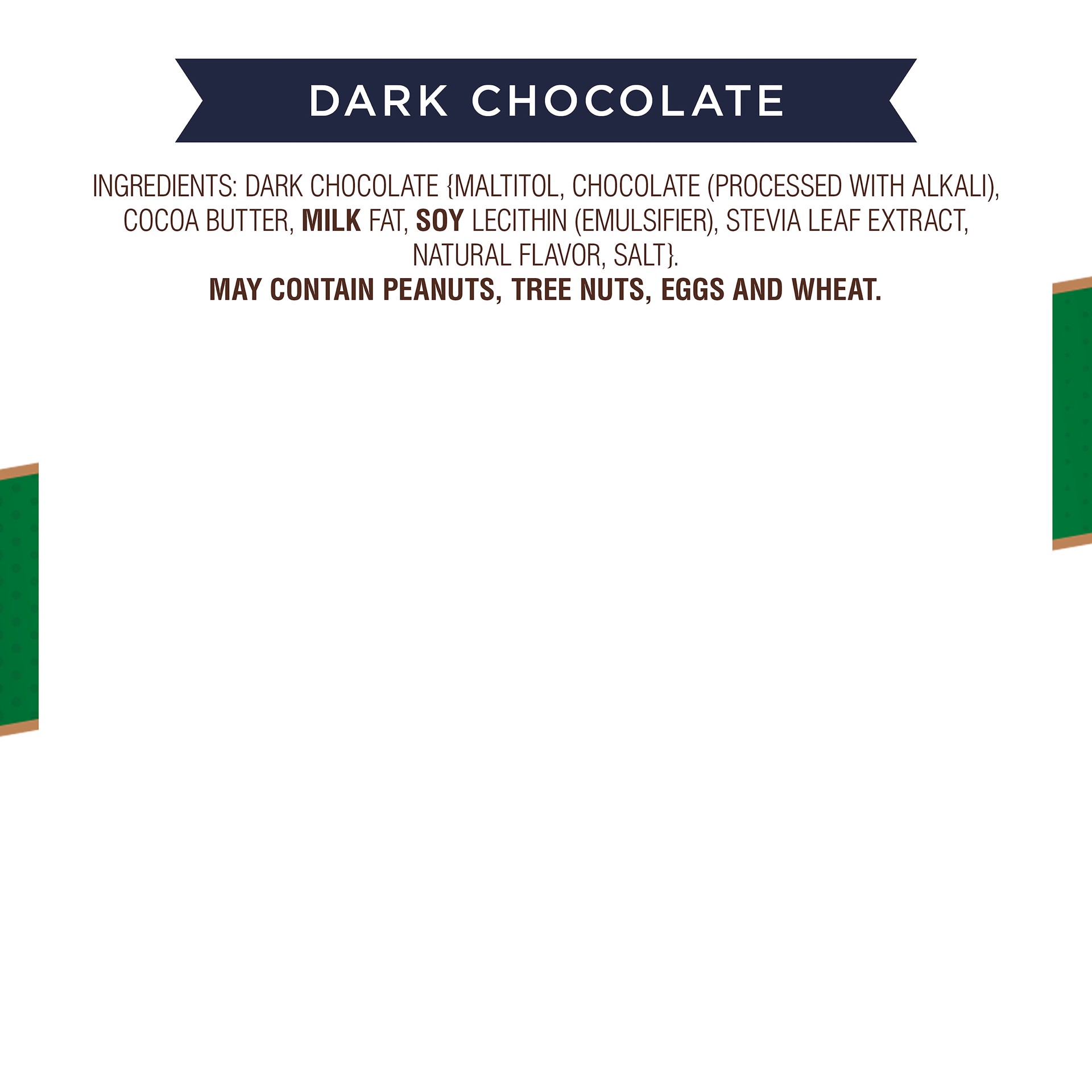 slide 2 of 3, RUSSELL STOVER Sugar Free Dark Chocolate Candy, 3 oz. bag (˜ 6 pieces), 3 oz