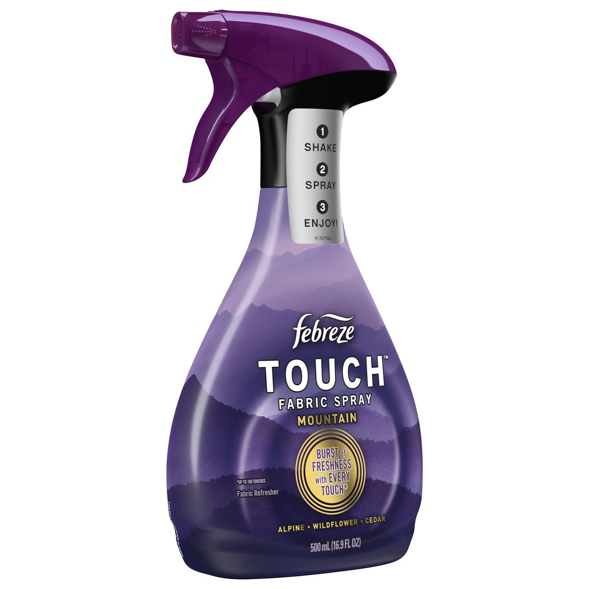 slide 4 of 5, Febreze Touch Fabric Spray Mountain, 16.9 oz, 16.9 oz