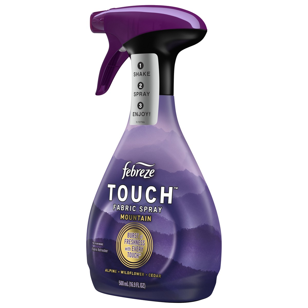 slide 3 of 5, Febreze Touch Fabric Spray Mountain, 16.9 oz, 16.9 oz