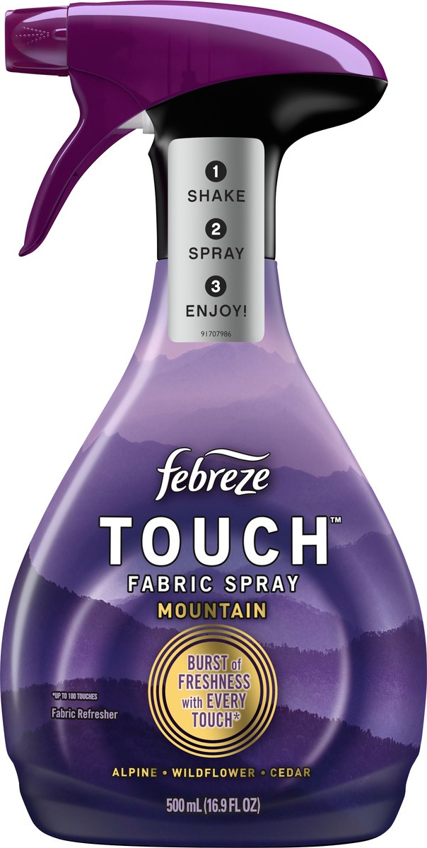 slide 2 of 5, Febreze Touch Fabric Spray Mountain, 16.9 oz, 16.9 oz