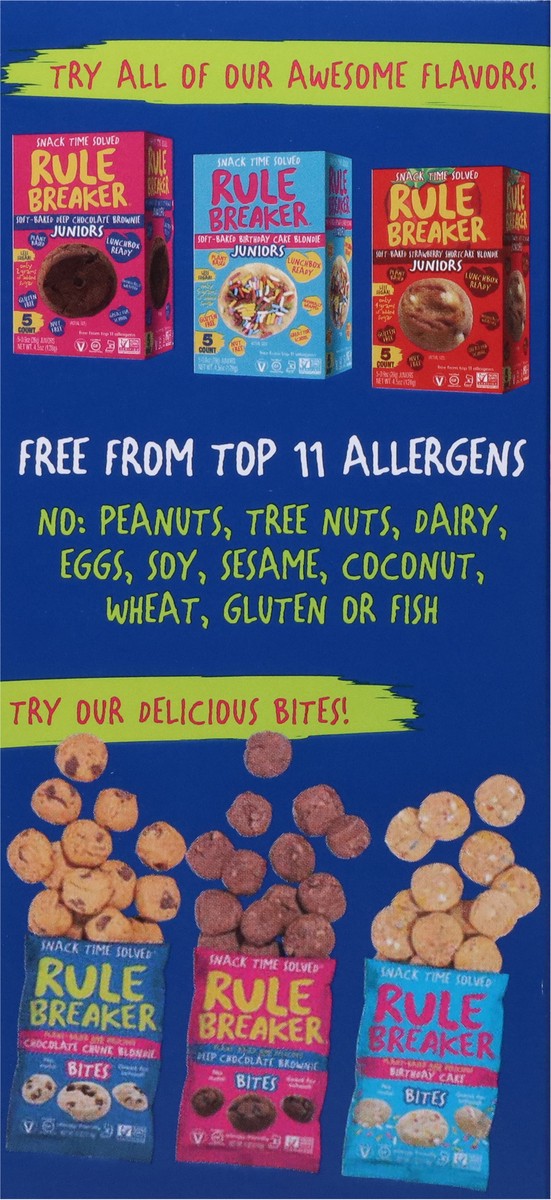 slide 7 of 9, Rule Breaker Soft-Baked Chocolate Chunk Blondie Juniors 5 ea, 5 ct