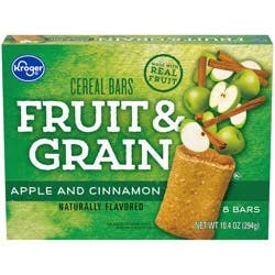 Kroger Fruit & Grain Cereal Bars - Apple Cinnamon