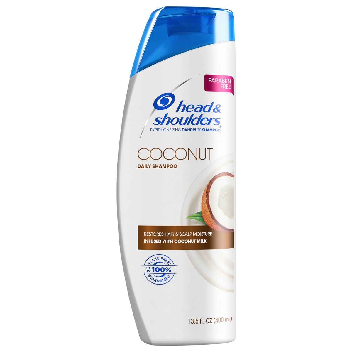 slide 1 of 2, Head & Shoulders Coconut Daily-Use Anti-Dandruff Paraben Free Shampoo, 13.5 fl oz, 13.5 fl oz