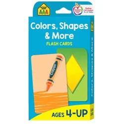 School Zone Colors, Shapes & More Flash Cards