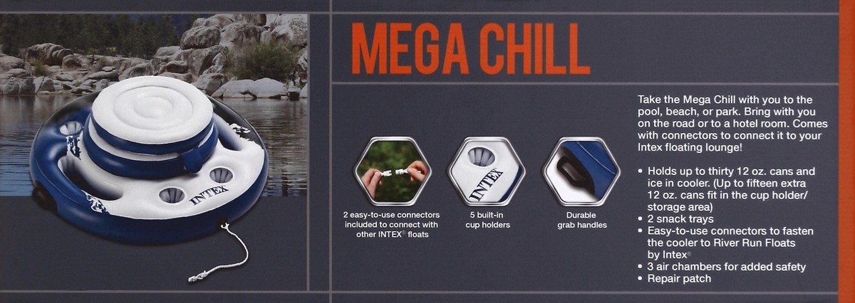 slide 2 of 4, Intex Mega Chill Connect Cooler 1 ea, 1 ct