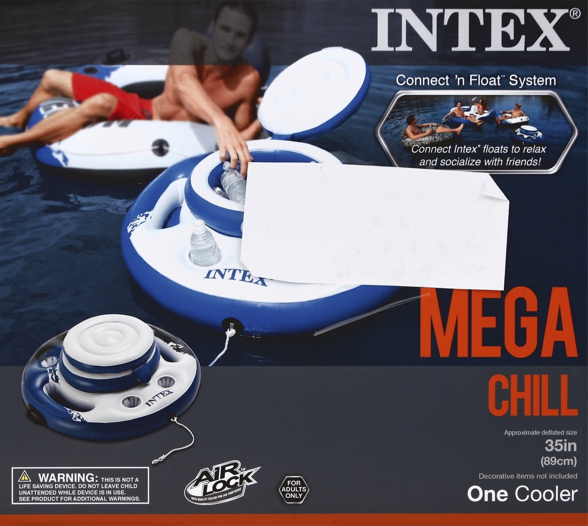 slide 4 of 4, Intex Mega Chill Connect Cooler 1 ea, 1 ct