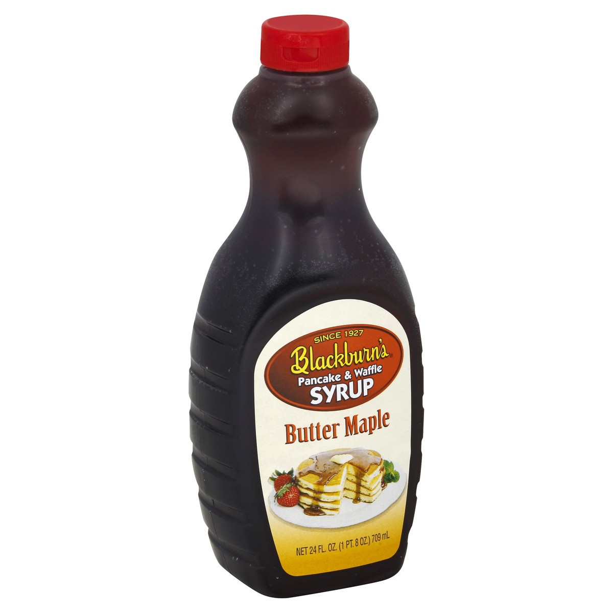 slide 2 of 3, Blackburns Syrup Pancake & Waffle Syrup 24 oz, 24 oz
