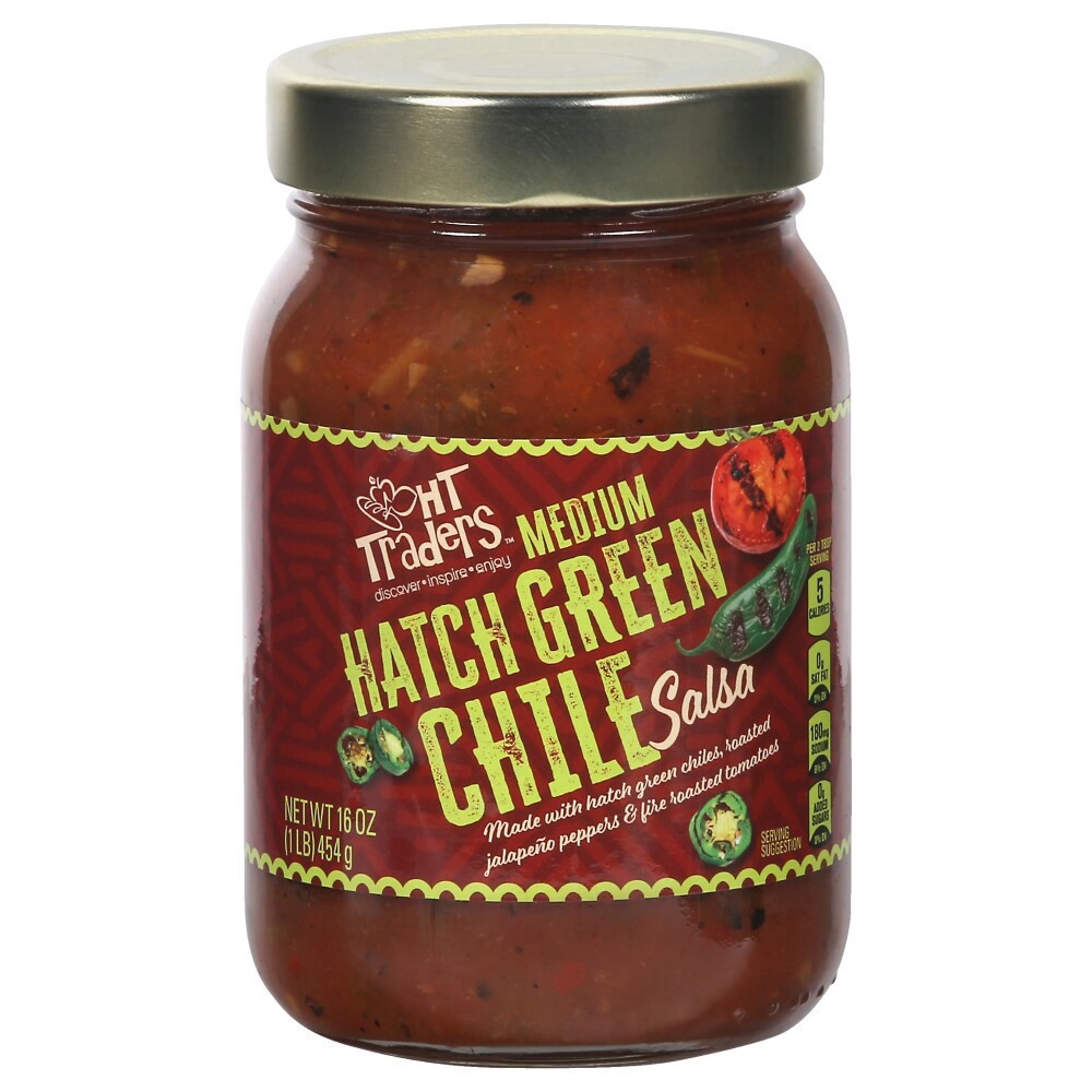 slide 2 of 2, HT Traders™ Medium Hatch Green Chili Salsa, 16 oz