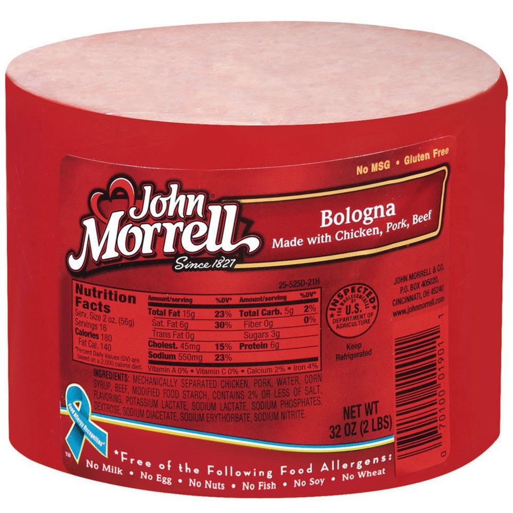 slide 1 of 2, John Morrell Bologna, 32 oz