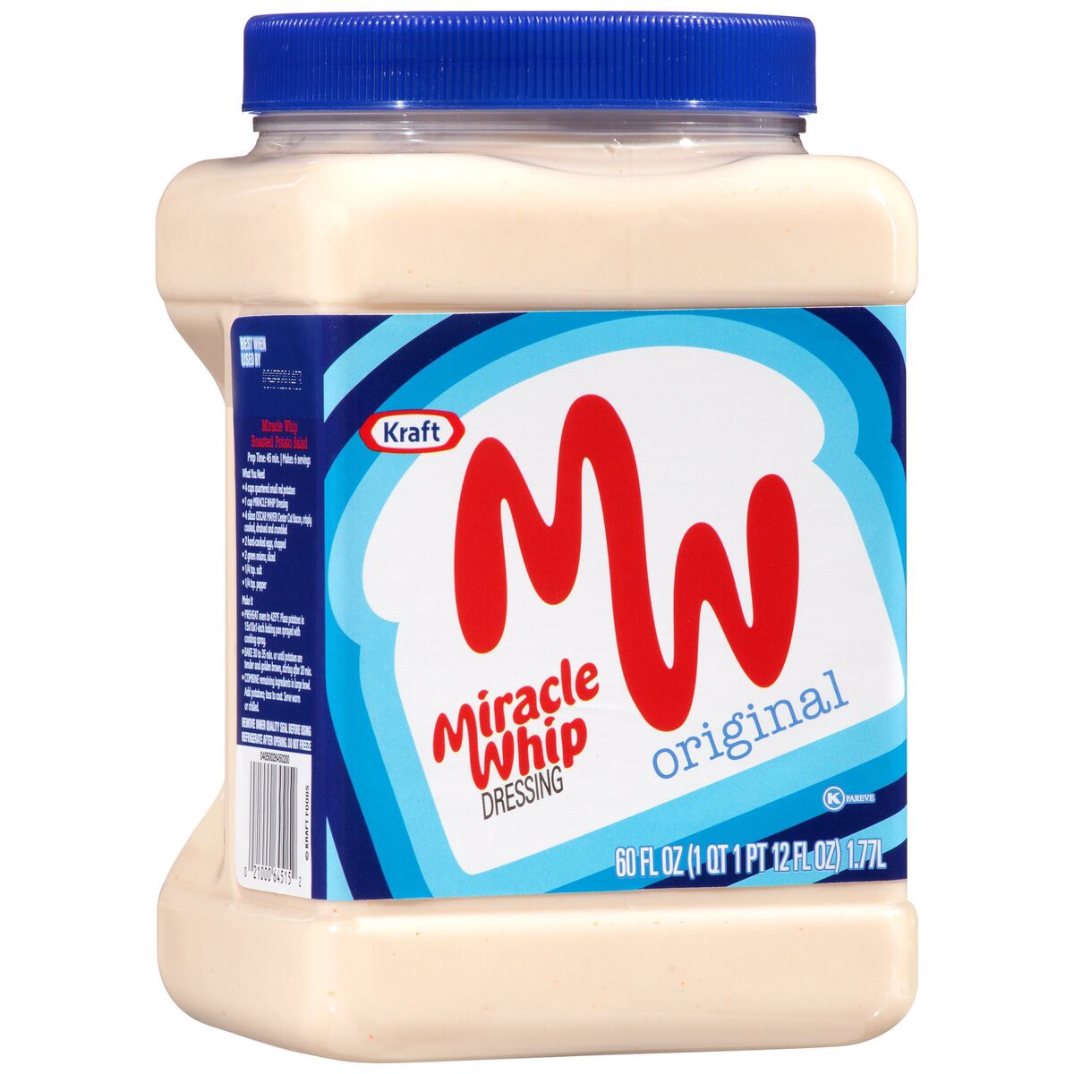 slide 3 of 8, Miracle Whip Original Dressing, 60 fl oz Jar, 60 fl oz