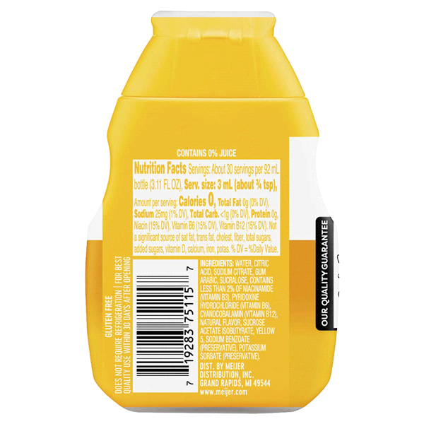 slide 5 of 5, Meijer Lemonade Liquid Water Enhancer- 3.11 oz, 3.11 oz