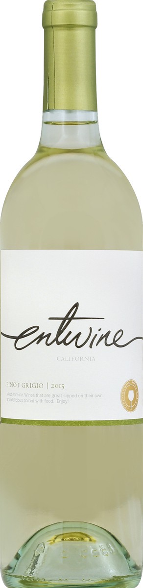 slide 2 of 2, Entwine Pinot Grigio White Wine - 750ml Bottle, 750 ml