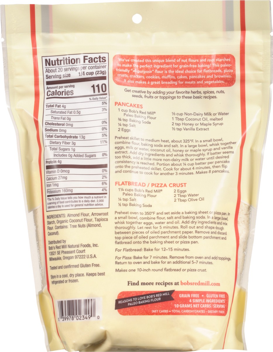 slide 2 of 9, Bob's Red Mill Grain Free Paleo Baking Flour 16 oz, 16 oz