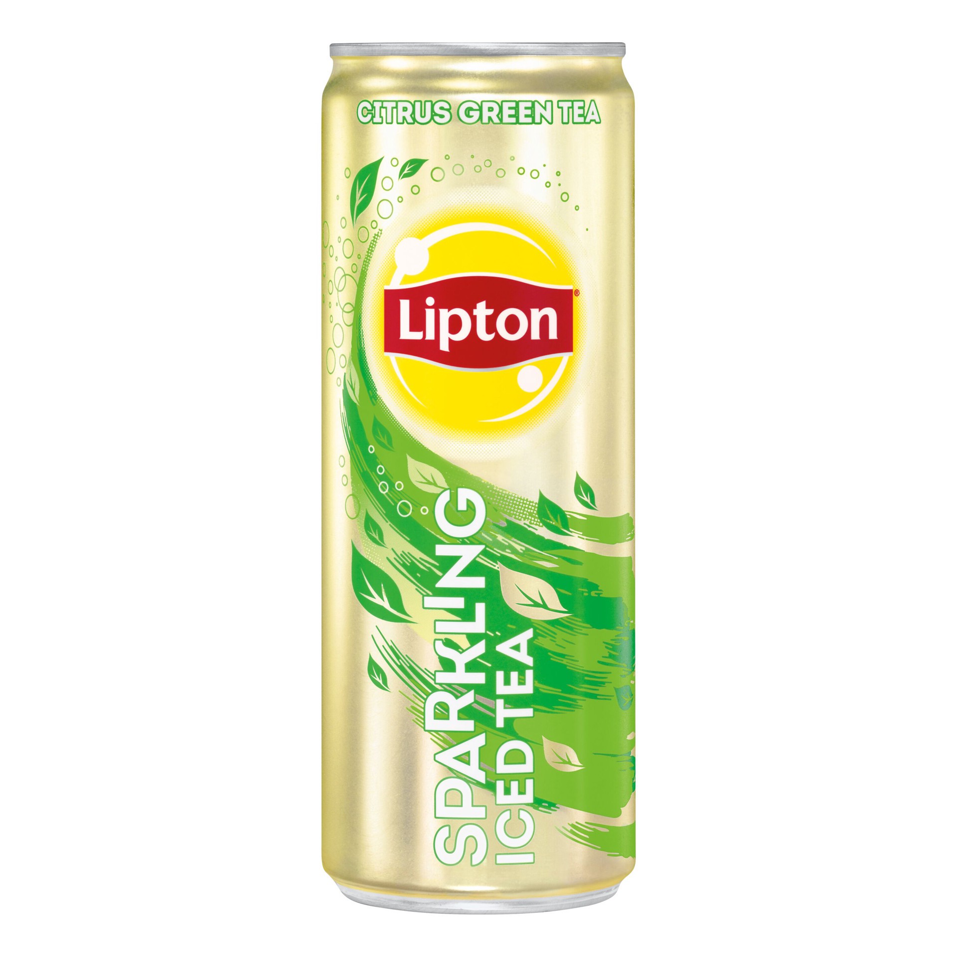 slide 1 of 4, Lipton Sparkling Iced Tea Citrus Green Tea 12 Fl Oz, 12 oz