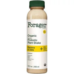 Forager Project Banana and Date Organic Dairy-Free Probiotic Smoothie