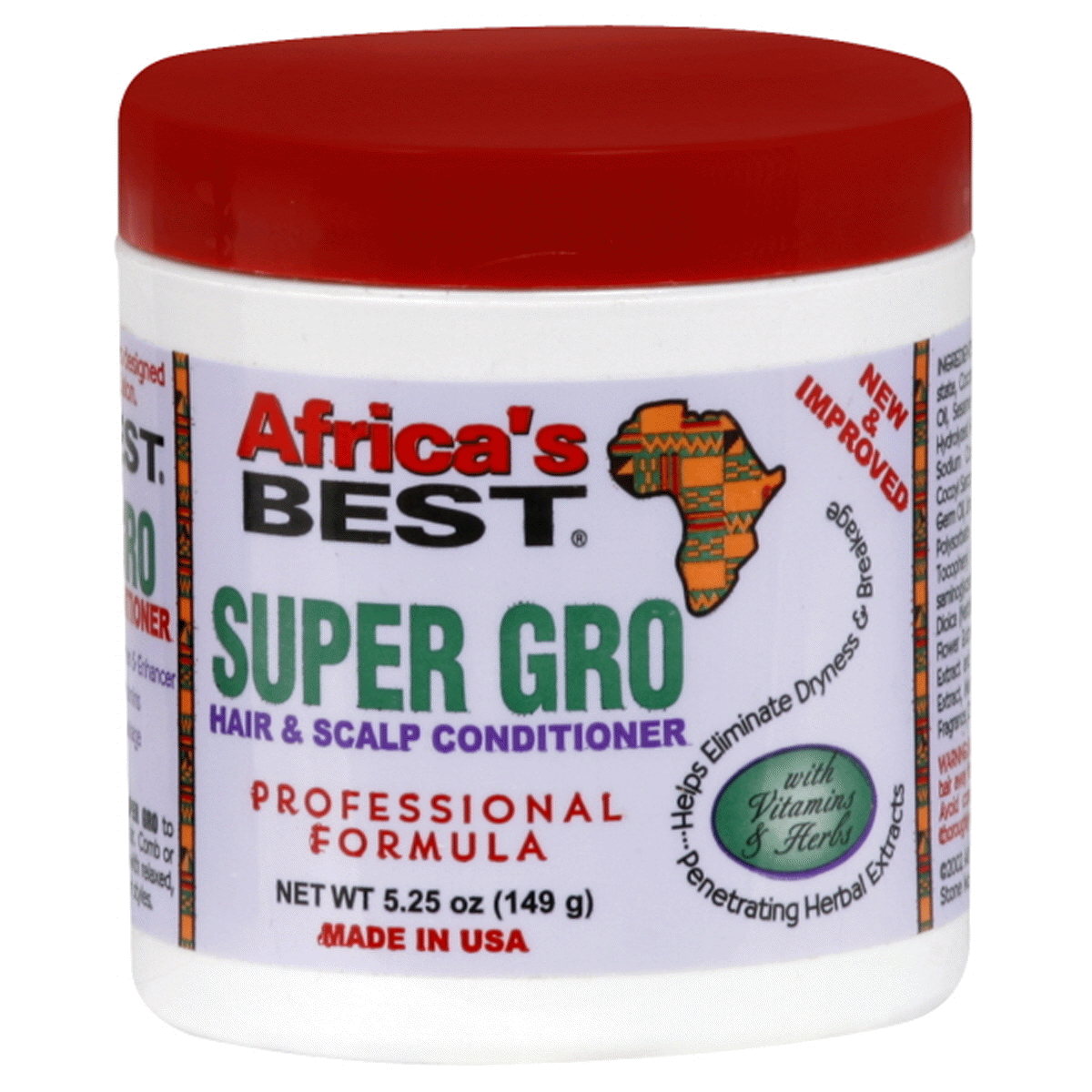 slide 1 of 1, Africa's Best Hair & Scalp Conditioner, Super Gro, 5.25 oz