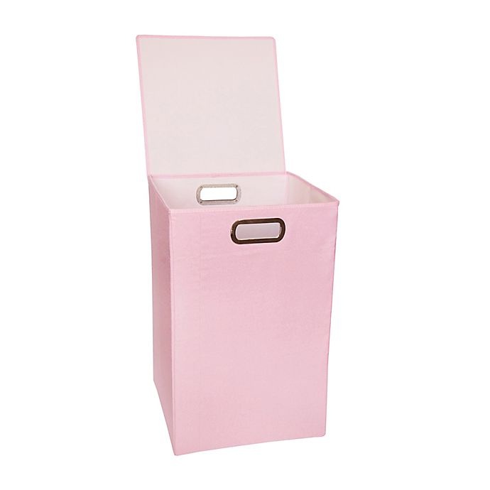 slide 2 of 2, JJ Cole Hamper - Pink, 1 ct