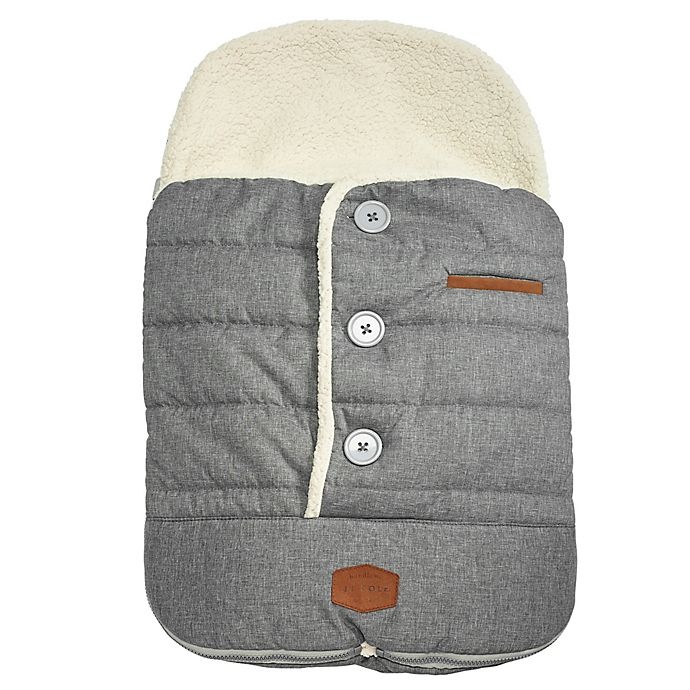 slide 2 of 9, JJ Cole Urban BundleMe with Buttons and Hood - Light Grey, 1 ct