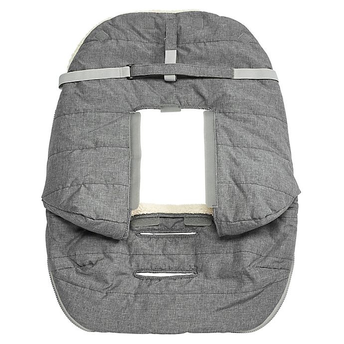 slide 3 of 9, JJ Cole Urban BundleMe with Buttons and Hood - Light Grey, 1 ct