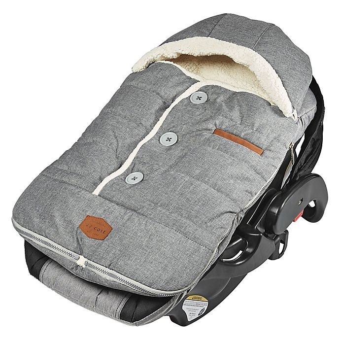 slide 7 of 9, JJ Cole Urban BundleMe with Buttons and Hood - Light Grey, 1 ct