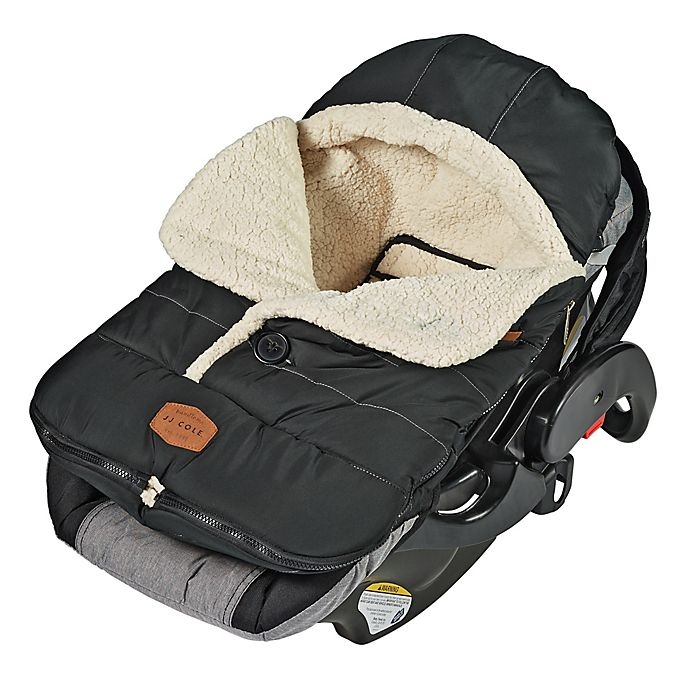 slide 10 of 11, JJ Cole Urban BundleMe with Buttons and Hood - Limo Black, 1 ct