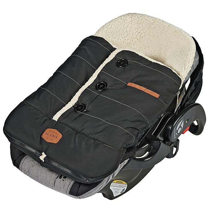 slide 11 of 11, JJ Cole Urban BundleMe with Buttons and Hood - Limo Black, 1 ct