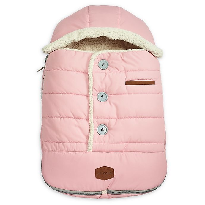 slide 1 of 7, JJ Cole Urban BundleMe with Buttons and Hood - Blush Pink, 1 ct