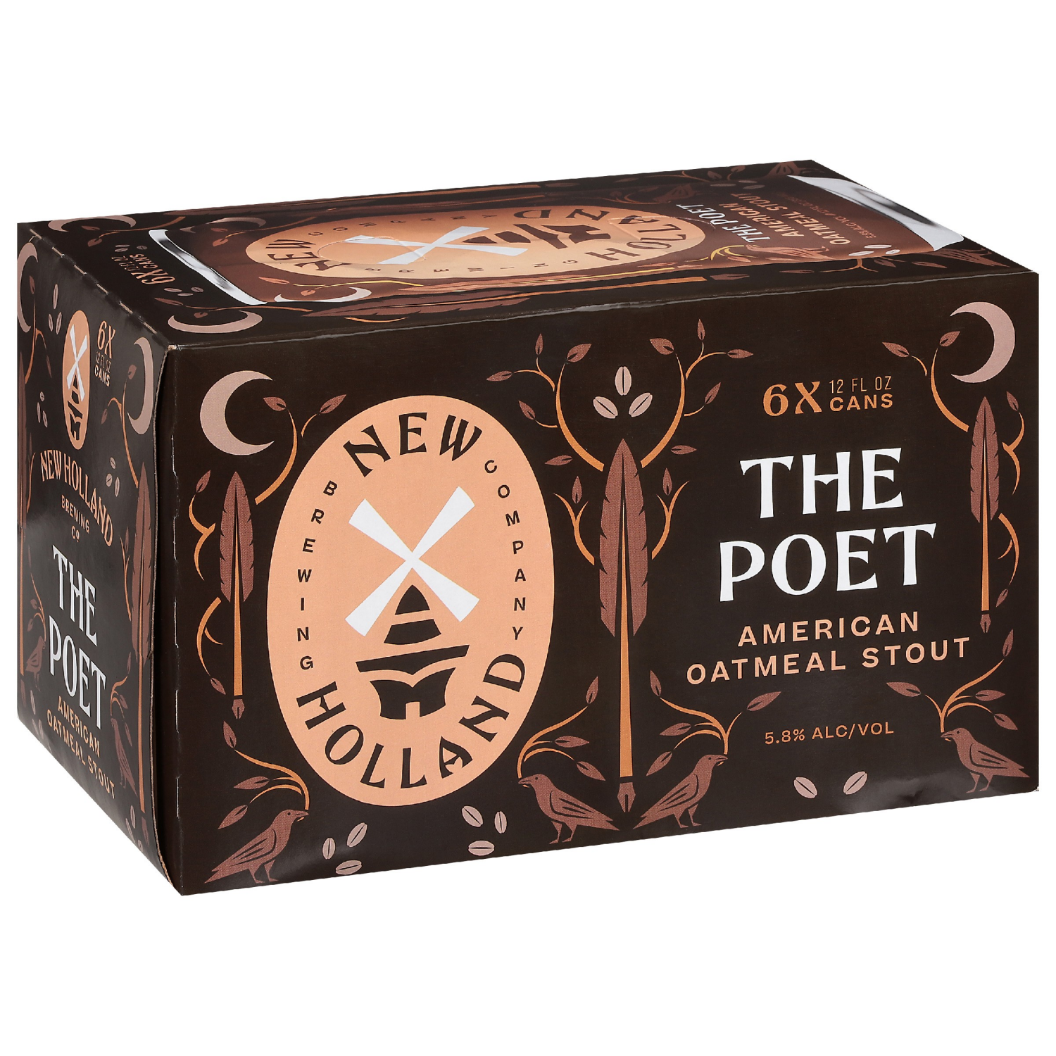 slide 4 of 6, New Holland Brewing Company Beer, American Oatmeal Stout, 6 ct; 12 oz