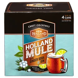 New Holland Distilling Co Craft Cocktails, Holland Mule