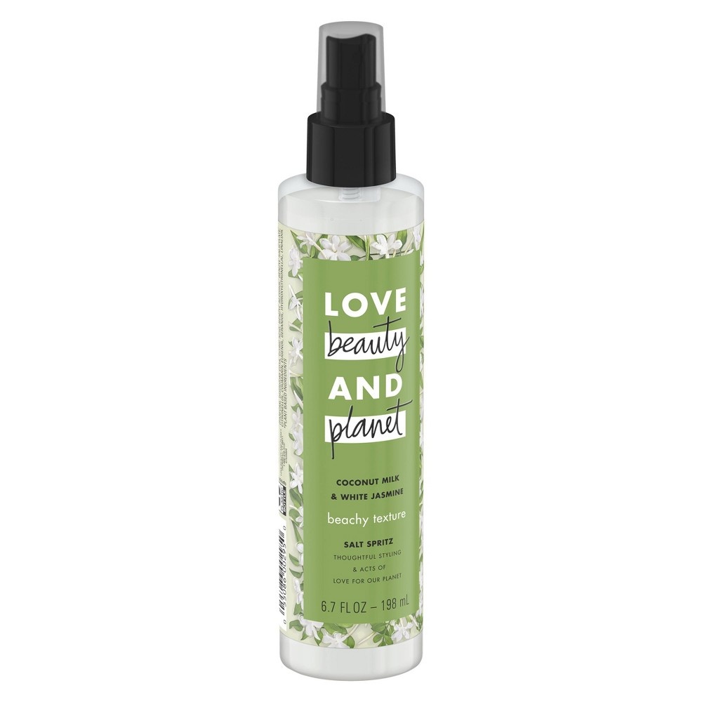 slide 3 of 7, Love Beauty & Planet Coconut Milk and White Jasmine Beachy Texture Salt Spritz Hair Spray, 6.7 oz