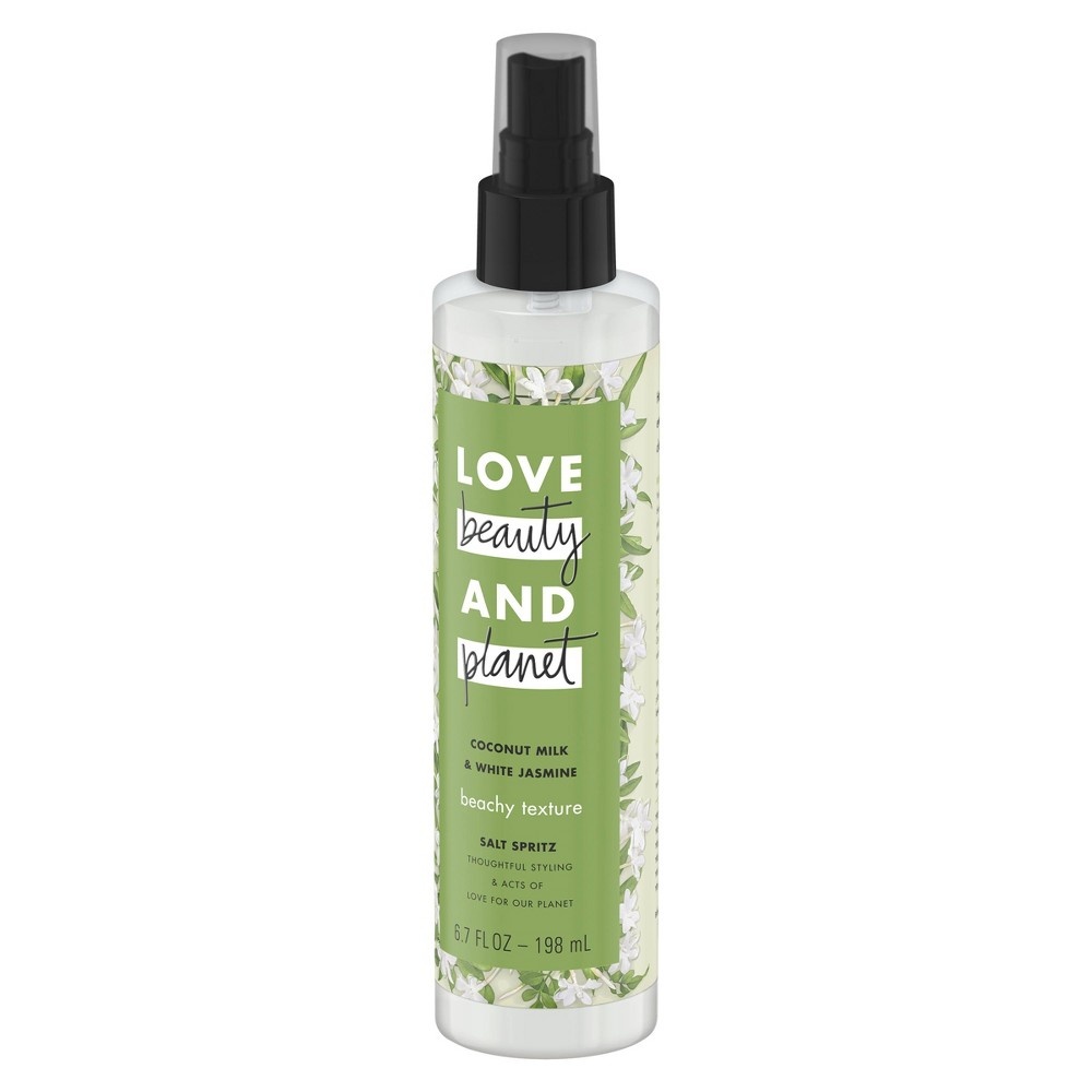 slide 6 of 7, Love Beauty & Planet Coconut Milk and White Jasmine Beachy Texture Salt Spritz Hair Spray, 6.7 oz