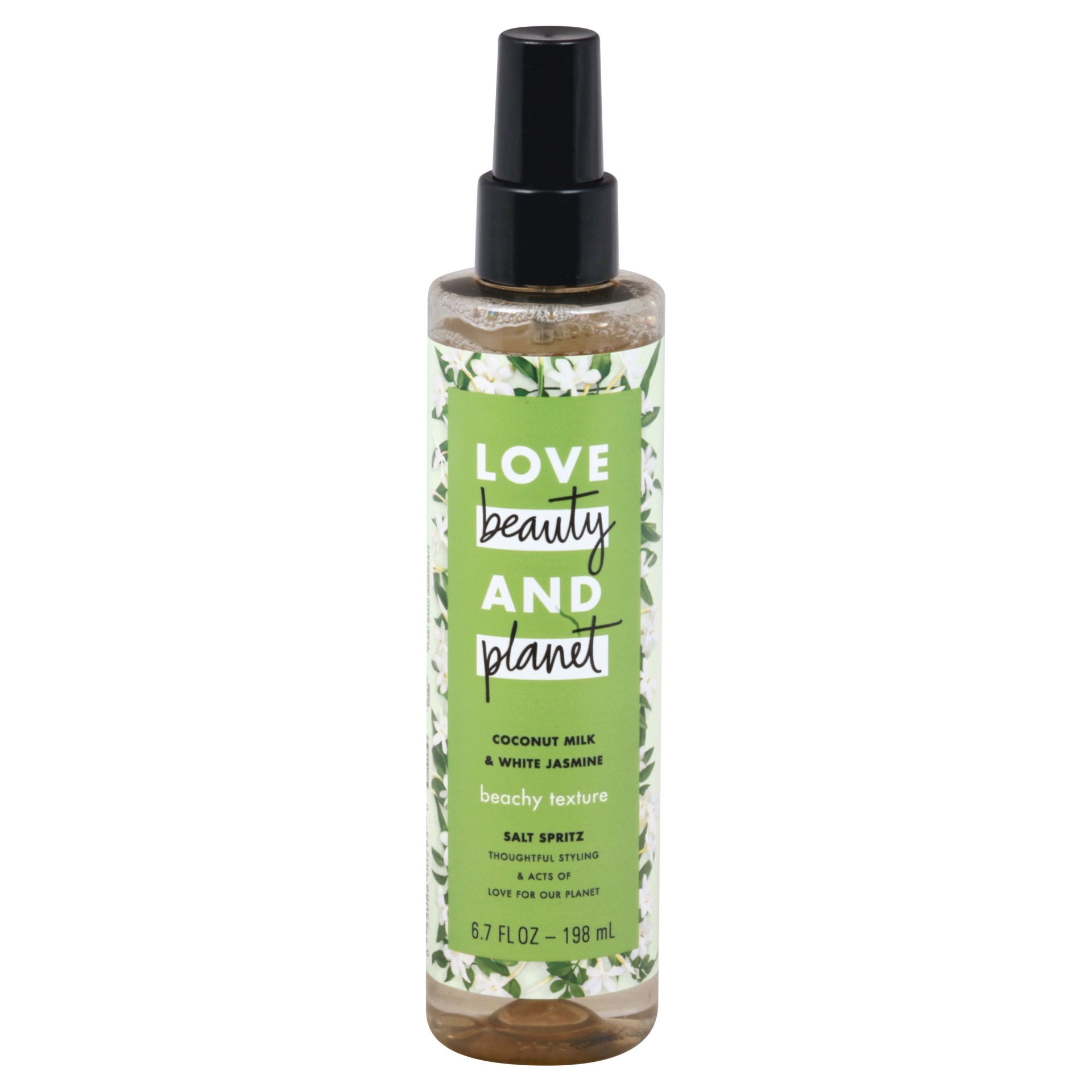 slide 1 of 7, Love Beauty & Planet Coconut Milk and White Jasmine Beachy Texture Salt Spritz Hair Spray, 6.7 oz