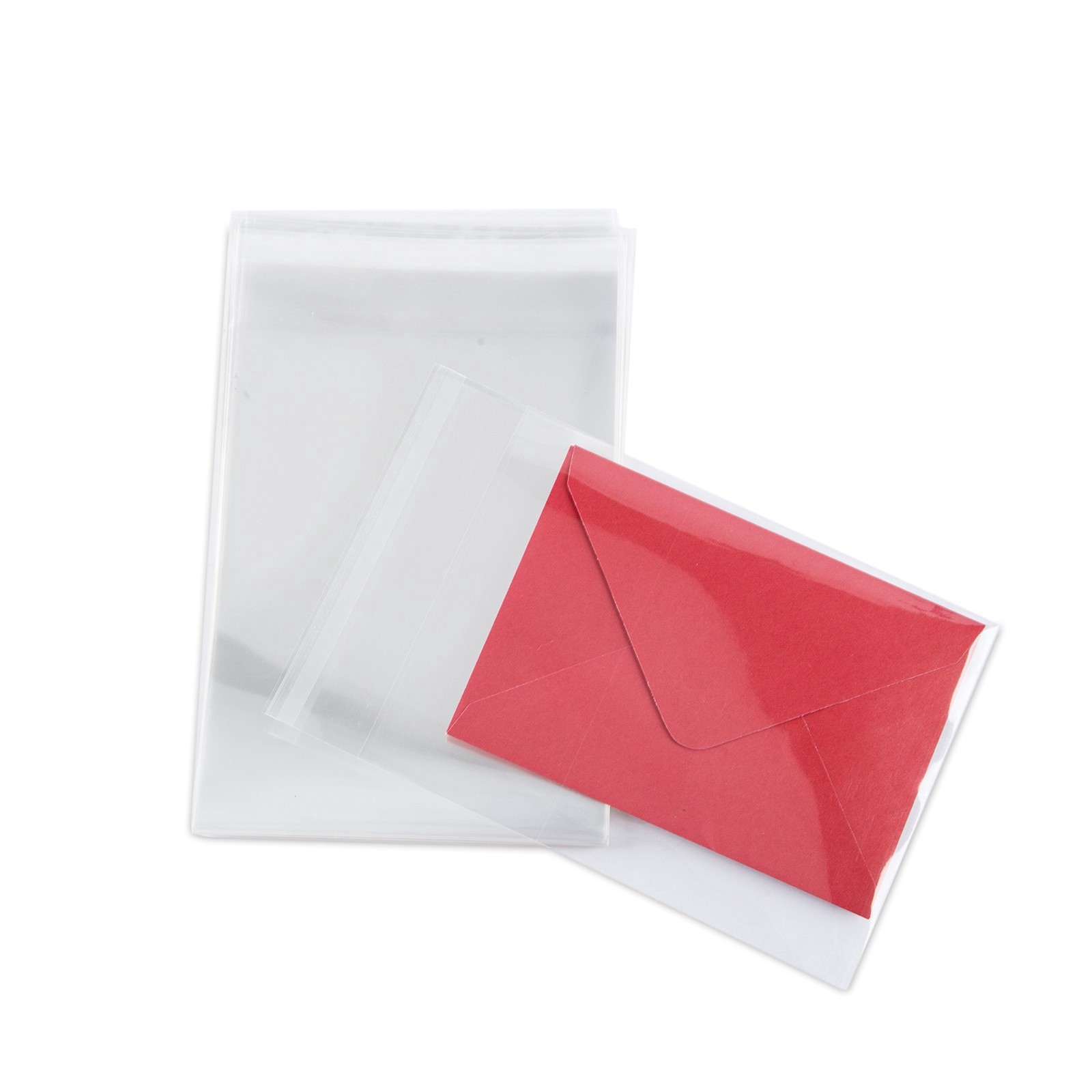 slide 4 of 5, Clear Card Sleeves By Recollections, 4.25" X 5.5", 4.25 in x 5.5 in