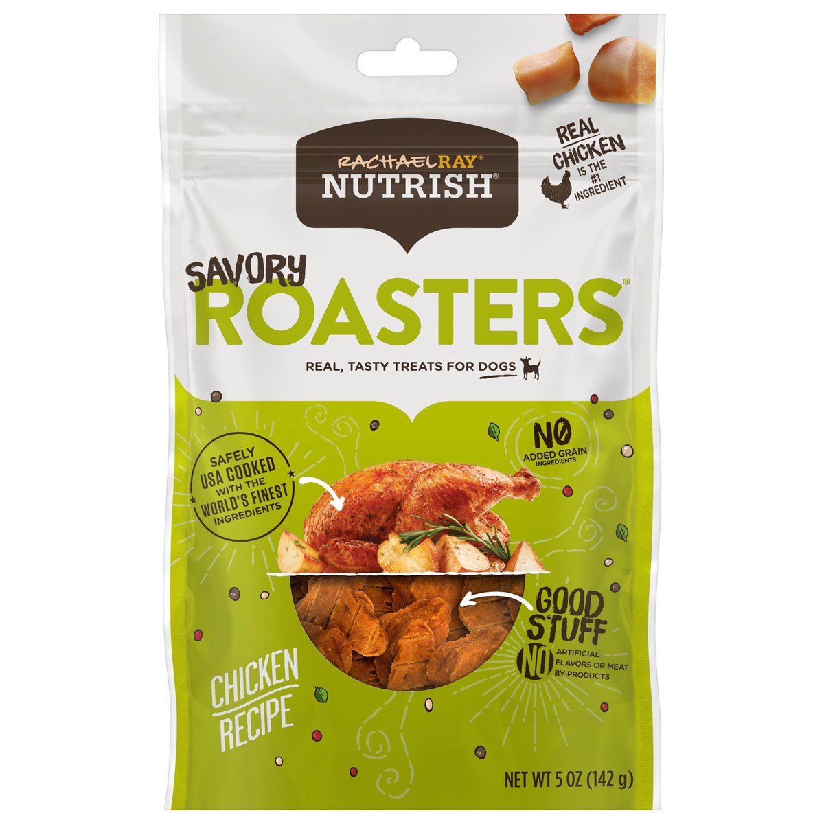 slide 7 of 9, Rachael Ray Nutrish Dog Treat, Chicken, 5 oz