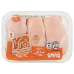 Giant Boneless Skinless Chicken Breasts with Rib Meat - 3 ct Fresh