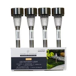 ROOM & RETREAT RR 10.2" Solar Power LED Pathway Lights