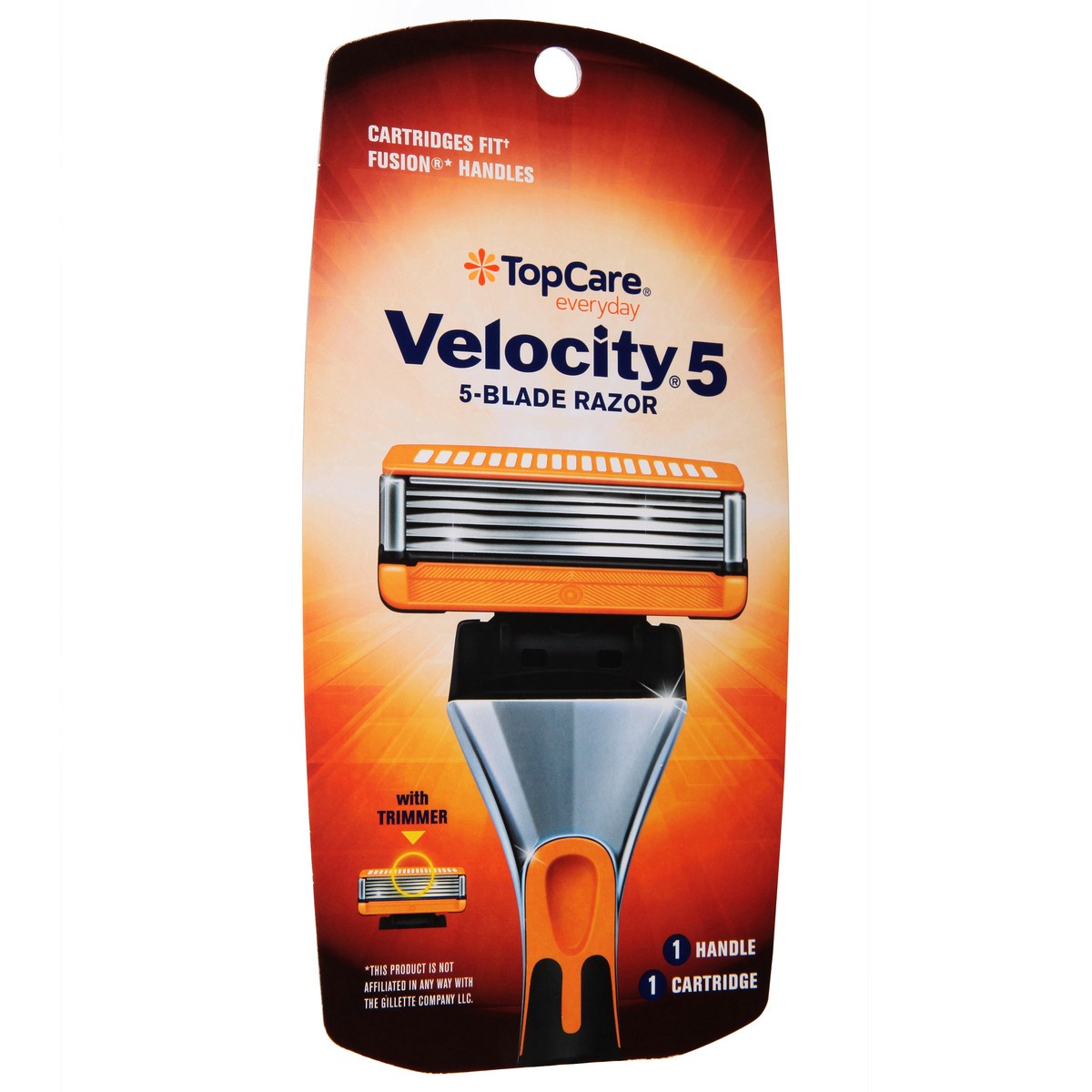 slide 7 of 8, TopCare Everyday Velocity 5 5-Blade Razor 1 ea, 1 ct