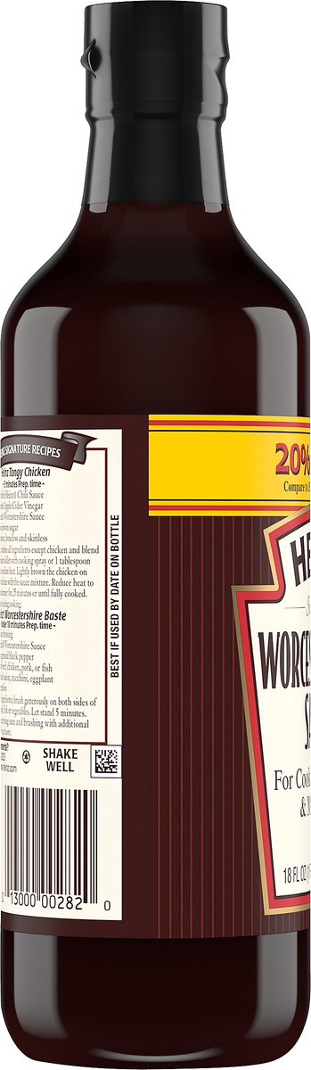 slide 8 of 9, Heinz Worcestershire Sauce, 18 fl oz Bottle, 18 fl oz