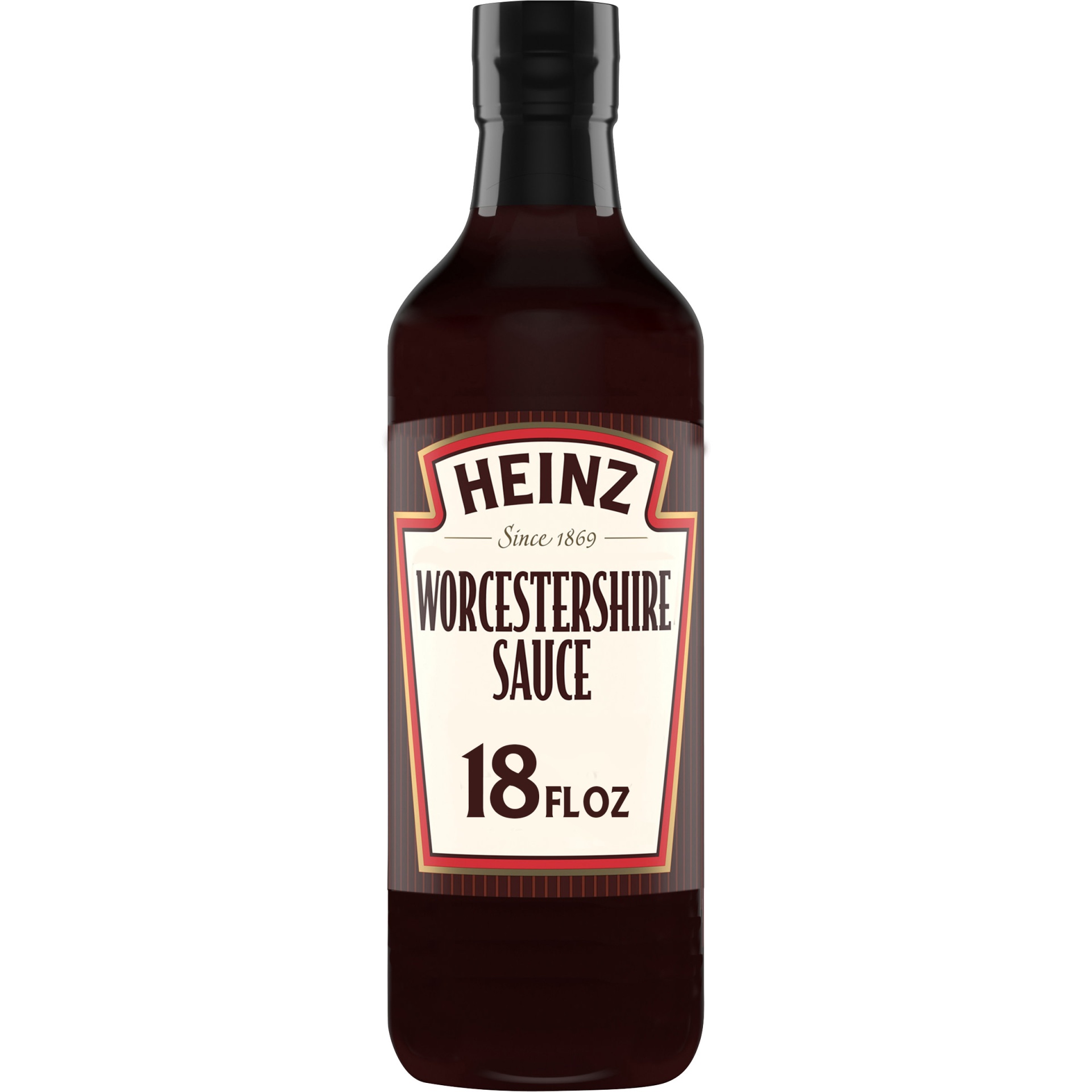 slide 1 of 1, Heinz Worcestershire Sauce Bottle, 18 fl oz