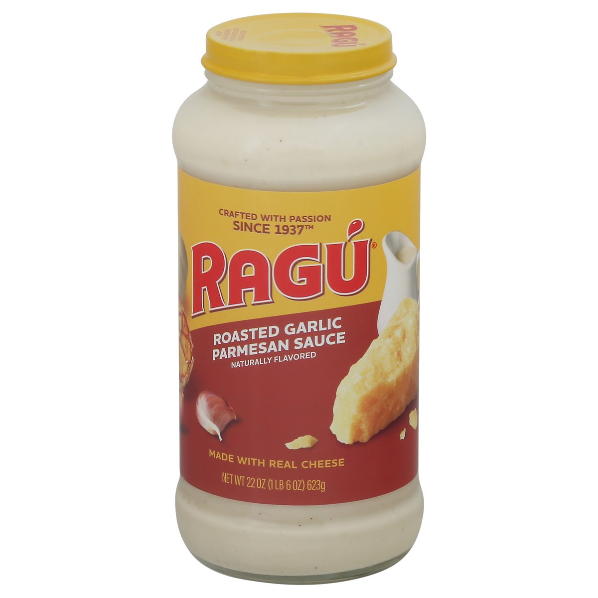 slide 6 of 14, Ragu Roasted Garlic Parmesan Sauce 22 oz, 22 oz