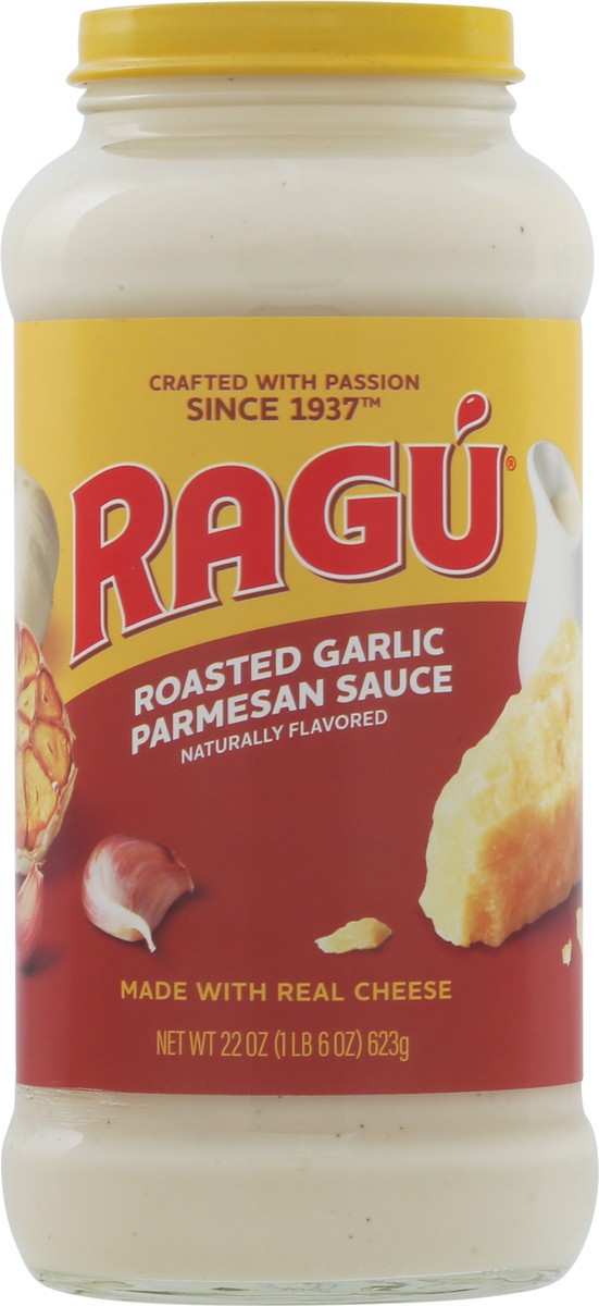 slide 10 of 14, Ragu Roasted Garlic Parmesan Sauce 22 oz, 22 oz